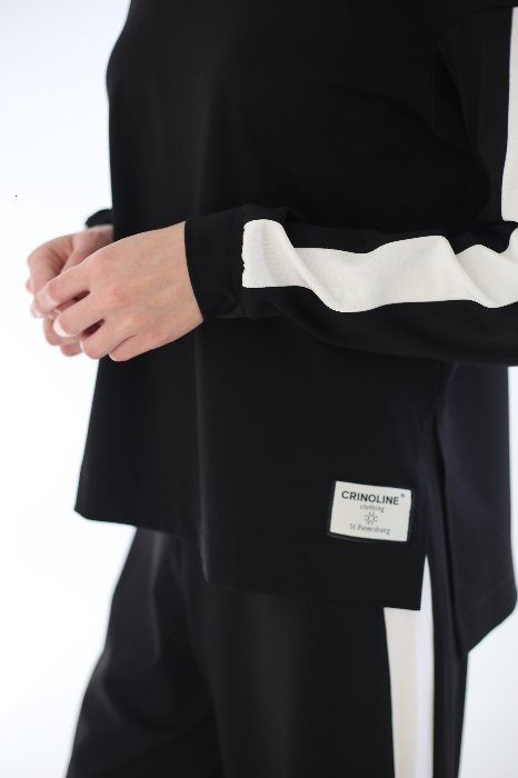 Бадлон slim из трикотажного джерси