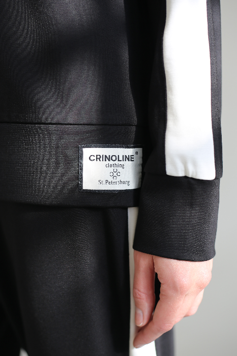 Свитшот slim из трикотажного джерси