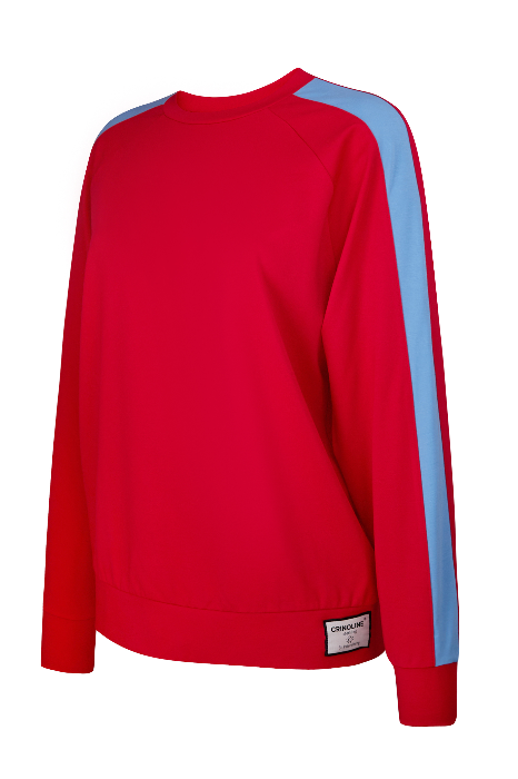 Свитшот slim из трикотажного джерси