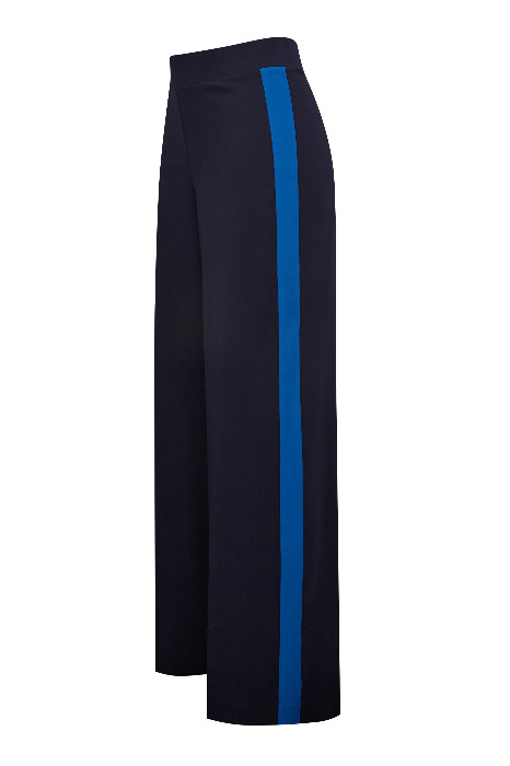 Брюки прямого кроя из трикотажного джерси