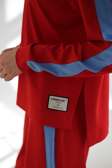 Бадлон slim из трикотажного джерси