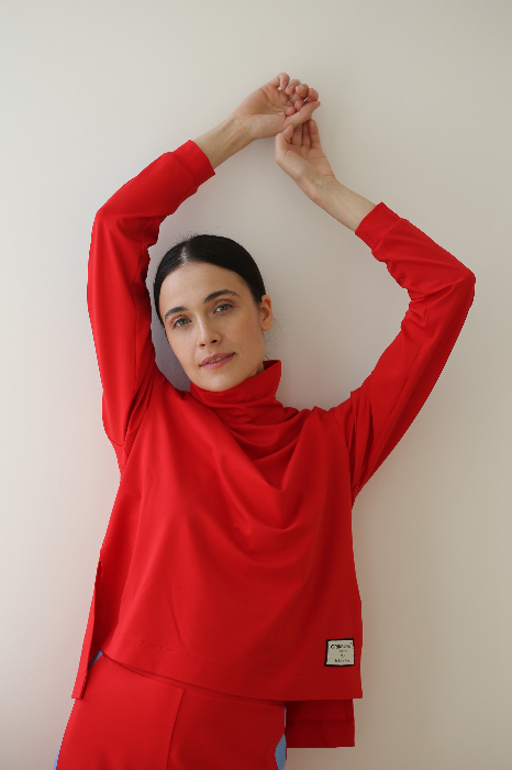 Бадлон slim из трикотажного джерси