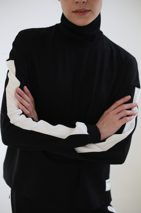 Бадлон slim из трикотажного джерси